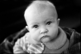 Portrait of a baby girl