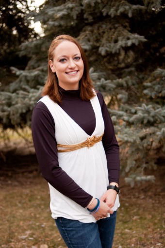 Portrait of a young woman