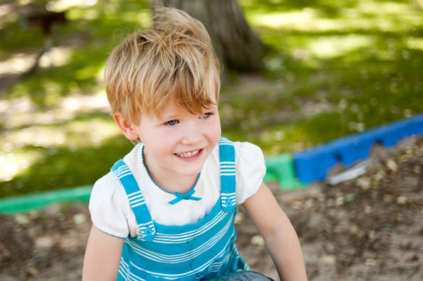 Documentary portrait of a little girl