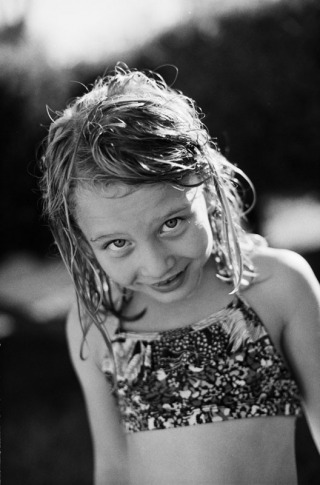 Documentary portrait of a six year old girl