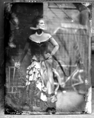 Wet Plate Collodion portrait by Mark Sink and Kristen Hatgi