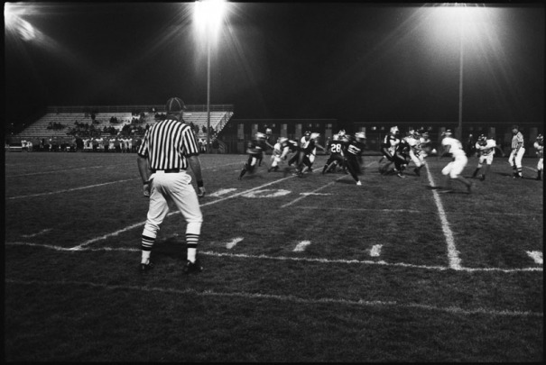 Running play at the ten yard line