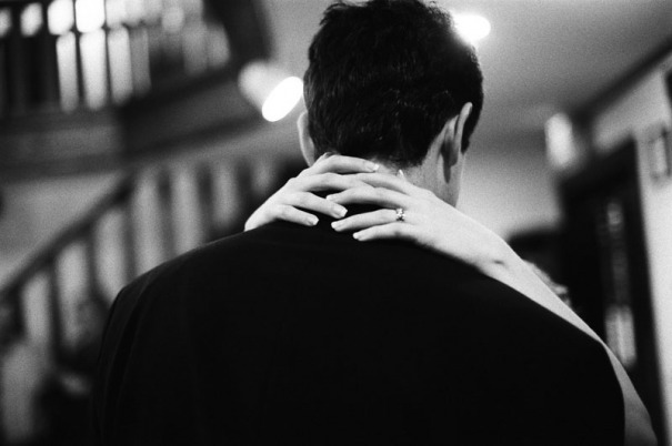 The Bride and Groom share their first dance