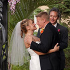 Bride and Groom Smile