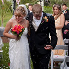 Bride, Groom & Flying Rice