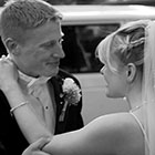 Bride and Groom share a moment