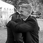 Groom and Groomsman Hug