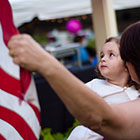 The Flower Girl and the Flag