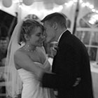 Bride and Groom Dancing